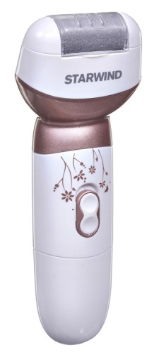 Пилка роликовая Starwind SFB2102 насадок:3шт белый/розовый