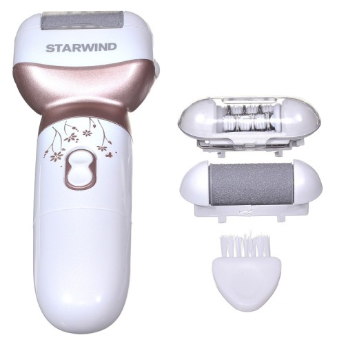 Пилка роликовая Starwind SFB2102 насадок:3шт белый/розовый