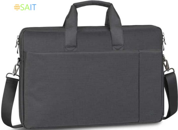 Сумка для ноутбука 17.3" Riva 8257 черный полиэстер