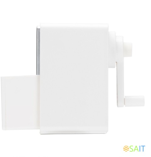 Точилка для карандашей механическая Deli 71160White 1 отверстие пластик белый