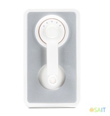 Точилка для карандашей механическая Deli 71160White 1 отверстие пластик белый