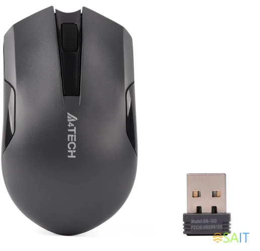 Мышь A4Tech G3-200N черный оптическая 1200dpi беспров. USB 3but