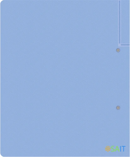 Папка на 2-х D-кольцах Бюрократ Gems GEM0812/2RAZURE A4 пластик 0.7мм кор.32мм торц.карм с бум. встав голубой топаз