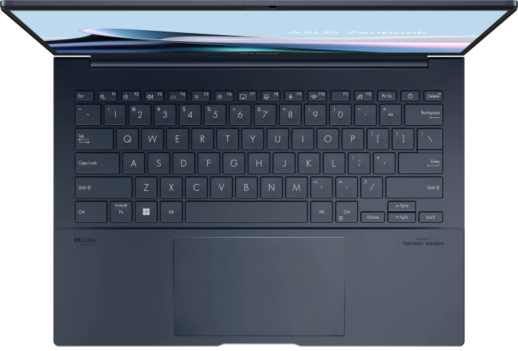 Ноутбук Asus Zenbook 14 OLED UX3405MA-QD489 Core Ultra 5 125H 16Gb SSD1Tb Intel Arc 14" OLED FHD+ (1920x1200) noOS blue WiFi BT Cam Bag (90NB11R1-M00ST0)