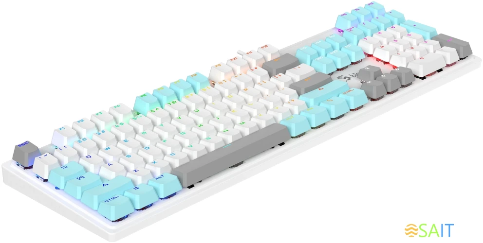 Клавиатура A4Tech Bloody S520N механическая белый USB for gamer LED