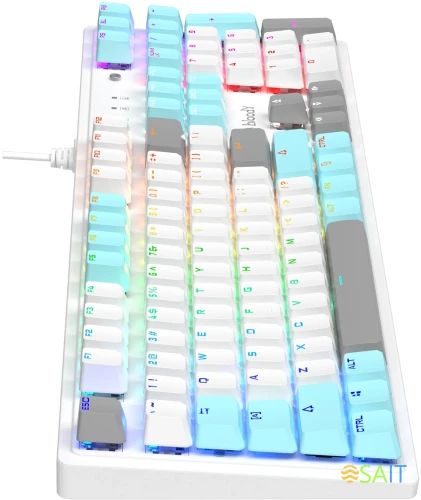 Клавиатура A4Tech Bloody S520N механическая белый USB for gamer LED