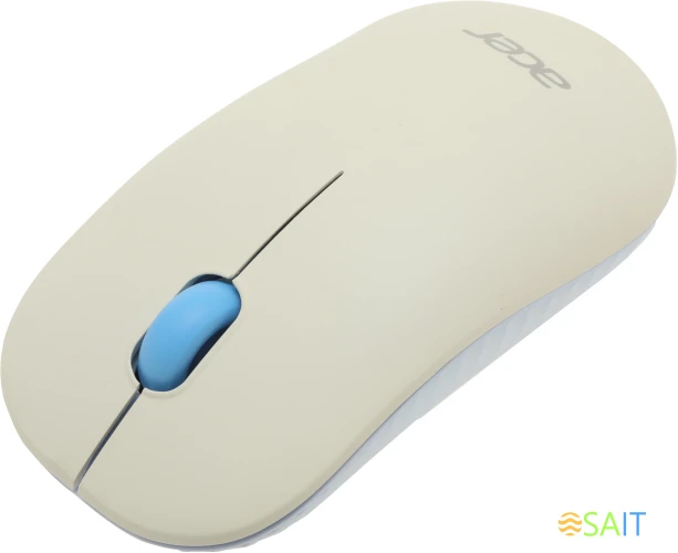 Клавиатура + мышь Acer OCC205 клав:белый/голубой мышь:белый/голубой USB беспроводная slim Multimedia (ZL.ACCEE.00C)