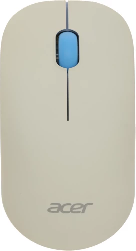 Клавиатура + мышь Acer OCC205 клав:белый/голубой мышь:белый/голубой USB беспроводная slim Multimedia (ZL.ACCEE.00C)
