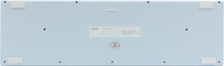 Клавиатура + мышь Acer OCC205 клав:белый/голубой мышь:белый/голубой USB беспроводная slim Multimedia (ZL.ACCEE.00C)