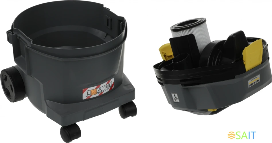 Пылесос Karcher Professional NT 22/1 Ap L 1300Вт серый/желтый