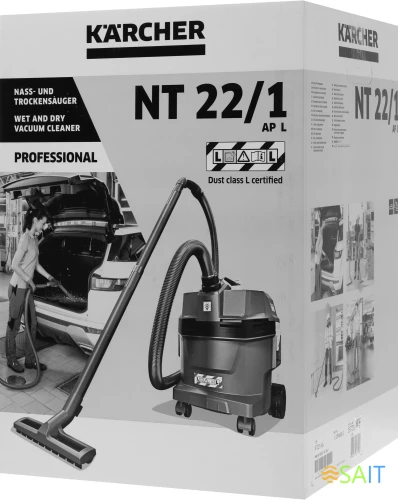 Пылесос Karcher Professional NT 22/1 Ap L 1300Вт серый/желтый