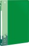 Папка с 30 прозр.вклад. Бюрократ -BPV30GRN A4 пластик 0.65мм торц.карм с бум. встав зеленый