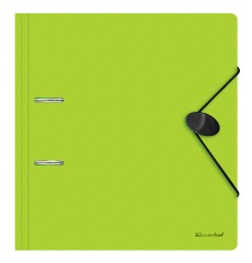 Папка-регистратор Silwerhof 355051 A4 70мм полифом салатовый