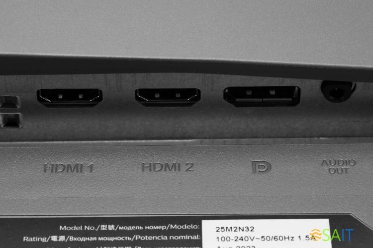 Монитор Philips 24.5" 25M2N3200W черный VA LED 0.5ms 16:9 HDMI матовая HAS Piv 300cd 178гр/178гр 1920x1080 240Hz DP FHD 4.64кг