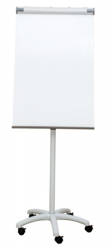 Флипчарт Cactus CS-FCR-M67x105 магнитно-маркерная меламиновая 67x105см на роликах