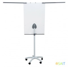 Флипчарт Cactus CS-FCR-M67x105 магнитно-маркерная меламиновая 67x105см на роликах