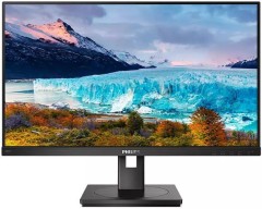 Монитор Philips 23.8" 242S1AE (00/01) черный IPS LED 16:9 DVI HDMI M/M матовая HAS Piv 1000:1 300cd 178гр/178гр 1920x1080 75Hz VGA DP FHD 4.83кг
