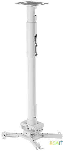 Кронштейн для проектора Wize PR24A белый макс.35кг потолочный поворотно-выдвижной и наклонный (102133)