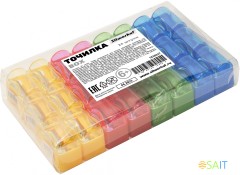 Точилка для карандашей ручная Silwerhof Box Веселые друзья 1 отверстие пластик ассорти