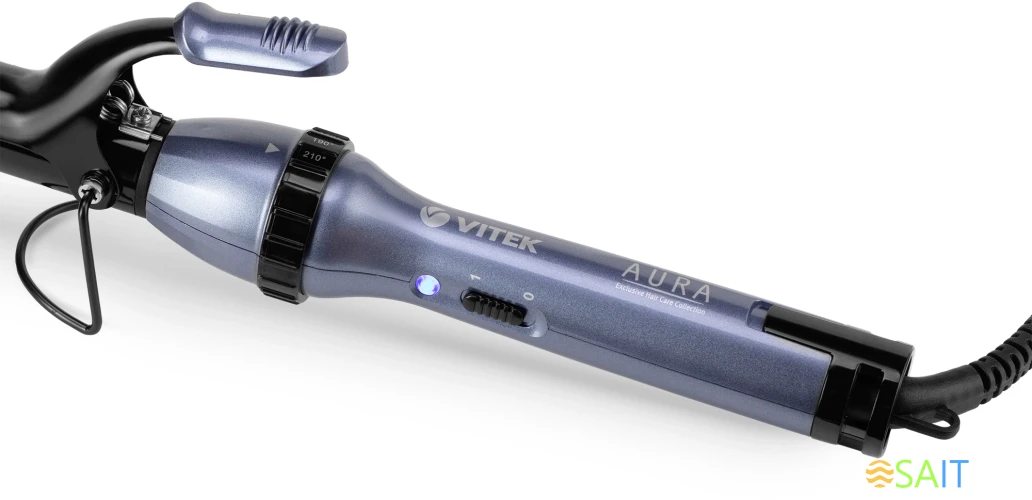Щипцы Vitek Aura VT-8290 47Вт фиолетовый макс.темп.:210С покрытие:керамико-турмалиновое