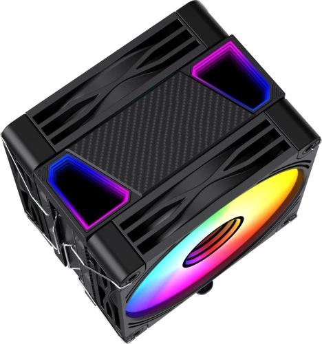 Устройство охлаждения(кулер) Bloody BD-AC230-ARGB1 ARGB Soc-AM5/AM4/1200/1700/1851 черный 4-pin 22-32dB Al+Cu LCD 230W 715gr Ret (BD-AC230-ARGB1-BK)