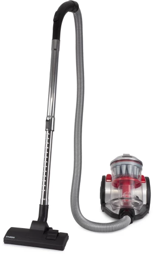 Пылесос Hyundai HYV-C2950 2400Вт серебристый/красный