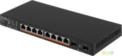 Коммутатор Zyxel XMG1915-10EP-EU0101F (L2+) 8x2.5Гбит/с 2SFP+ 8PoE++ 130W управляемый