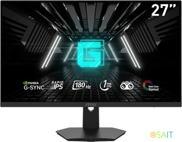 Монитор MSI 27" G274F черный IPS LED 16:9 HDMI матовая 250cd 178гр/178гр 1920x1080 180Hz DP FHD 5.3кг