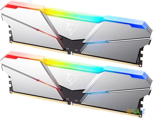 Память DDR5 2x8GB 4800MHz Netac NTSRD5P48DP-16S Shadow RGB RTL PC5-38400 CL40 DIMM 288-pin 1.1В с радиатором Ret
