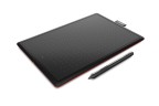 Графический планшет Wacom One by Small USB черный/красный