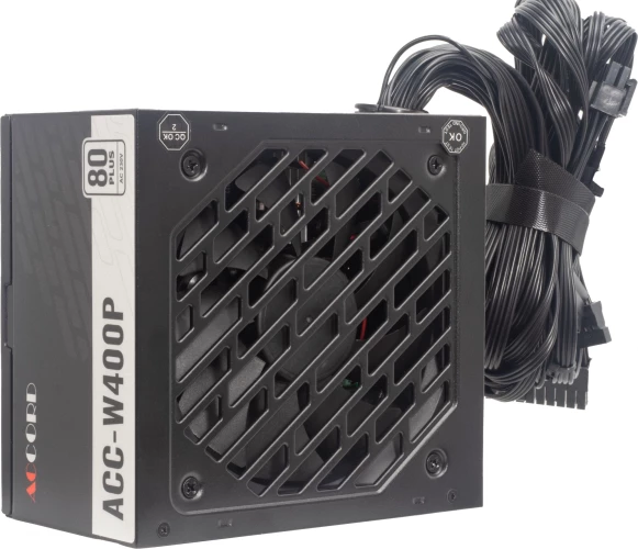 Блок питания Accord ATX 400W ACC-W400P 80+ white (20+4pin) 120mm fan 6xSATA RTL