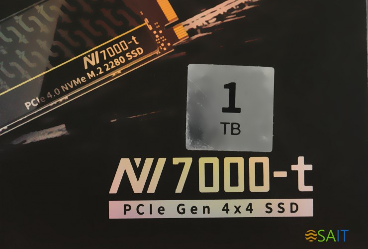 Накопитель SSD Netac PCIe 4.0 x4 1TB NT01NV7000t-1T0-E4X NV7000-t M.2 2280