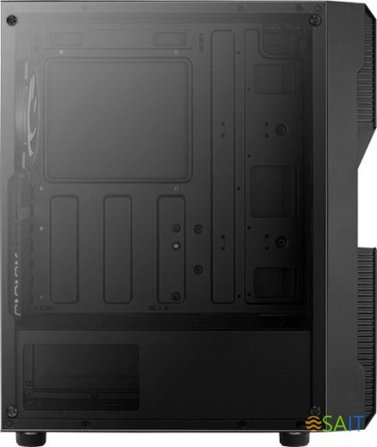 Корпус Aerocool Menace Saturn FRGB-G-BK-v1 черный без БП ATX 7x120mm 2x140mm 2xUSB3.0 audio bott PSU