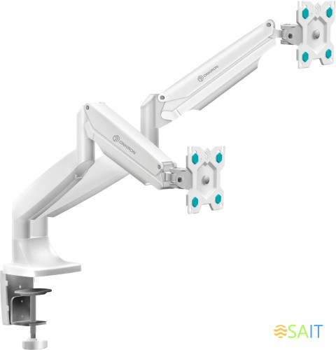 Кронштейн для мониторов Onkron G200 белый 13"-32" макс.18кг настольный поворот и наклон верт.перемещ.