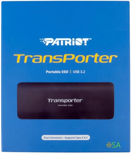 Накопитель SSD Patriot USB-C 512GB PTP512GPEC Transporter 2.5" черный