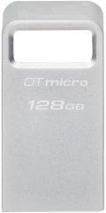 Флеш Диск Kingston 128GB DataTraveler Micro DTMC3G2/128GB USB3.2 серебристый