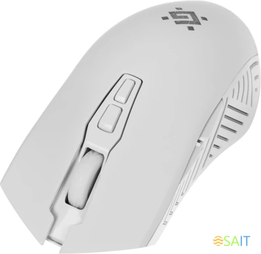 Мышь Defender Pandora GM-502 белый оптическая 3200dpi silent беспров. USB 6but (52502)