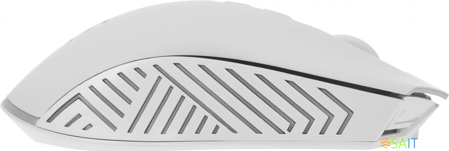 Мышь Defender Pandora GM-502 белый оптическая 3200dpi silent беспров. USB 6but (52502)