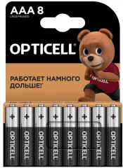 Батарея Opticell Basic LR03 AAA (8шт) блистер