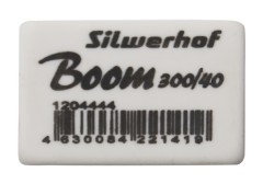 Ластик Silwerhof Boom 300/40 181148 35.5х23х8мм каучук термопластичный белый
