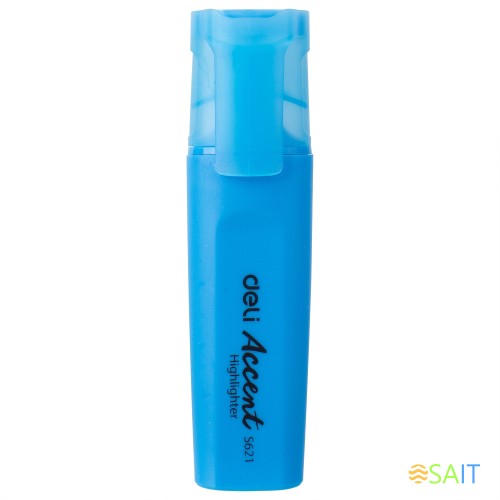 Набор текстовыделителей Deli Accent ES621BLUE-P Delight скошенный пиш. наконечник 1-5мм синий (10шт.)