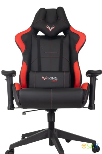 Кресло игровое Zombie VIKING 5 AERO черный/красный эко.кожа с подголов. крестов. пластик