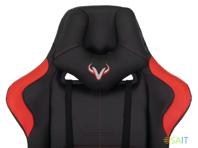 Кресло игровое Zombie VIKING 5 AERO черный/красный эко.кожа с подголов. крестов. пластик