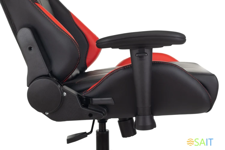 Кресло игровое Zombie VIKING 5 AERO черный/красный эко.кожа с подголов. крестов. пластик