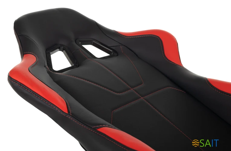 Кресло игровое Zombie VIKING 5 AERO черный/красный эко.кожа с подголов. крестов. пластик