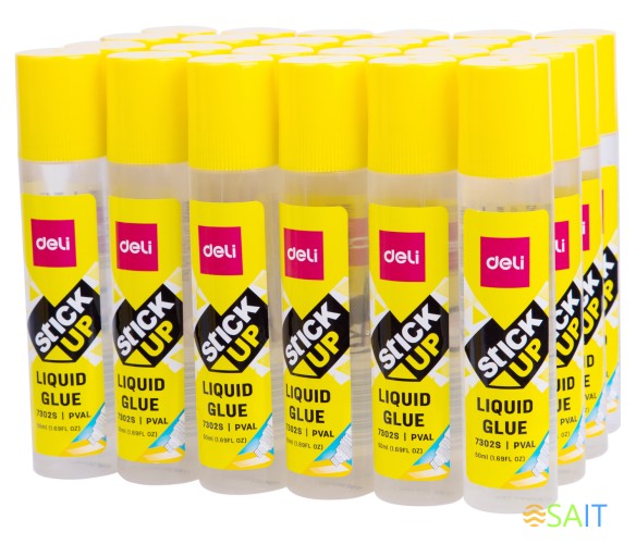 Клей жидкий Deli E7302S 50мл прозрачный