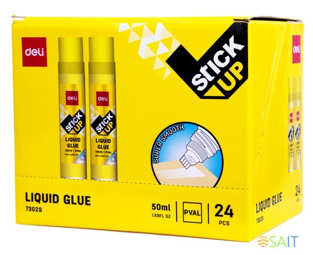Клей жидкий Deli E7302S 50мл прозрачный