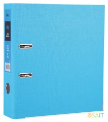 Папка-регистратор Deli EB20130 A4 75мм полипропилен/бумага синий разборная смен.карм. на кор.