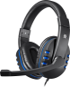 Defender Игровая гарнитура Warhead G-160 черный+синий, кабель 2,5 м Defender Warhead G-160