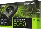 Видеокарта Palit PCI-E 5.0 PA-RTX5050 STORMX OC NVIDIA GeForce RTX 5050 8Gb 128bit GDDR6 2317/20000 HDMIx1 DPx3 HDCP Ret